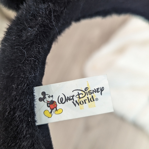 Disney Minnie Mouse Faux Fur Vest Little Girl Size 4 & Mouse Ears - Picture 15 of 16